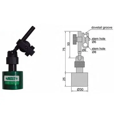 HERRAMIENTA CLASE MEDICIÓN TIPO BASES MAGNÉTICAS MARCA INSIZE SKU: 6211-10 | MAINCASA