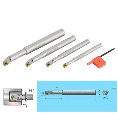 HERRAMIENTA CLASE CORTE TIPO JUEGO BARRAS PARA INTERIORES INSERTO INTERCAMBIABLE MARCA GLANZE SKU: 780700 | MAINCASA