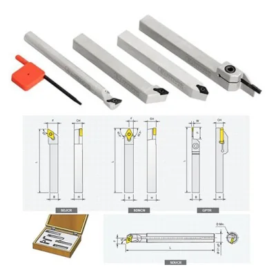 HERRAMIENTA CLASE CORTE TIPO JUEGO BARRAS PARA INTERIORES INSERTO INTERCAMBIABLE MARCA GLANZE SKU: 977573 | MAINCASA